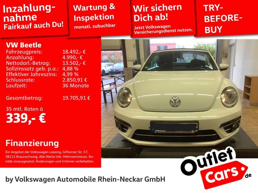VW Beetle 49.204 km 17.499 € Mannheim 68309