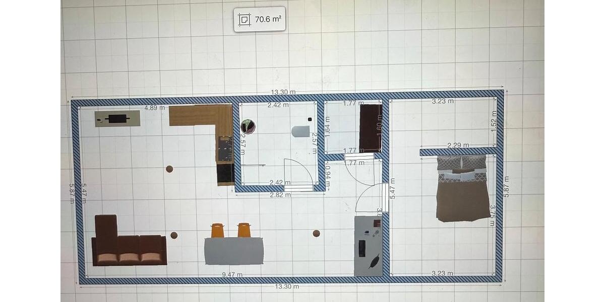 Dachgeschoßwohnung Östringen - 2 Zimmer, 68 m&sup2;, 870&euro; | Angebot:26147785