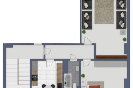 Wohnung Ludwigshafen am Rhein Ludwigshafen-Hemshof - 2 Zimmer, 85 m&sup2;, 187.000&euro; | Angebot:27087759