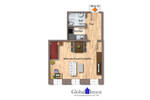 GLOBAL INVEST SINSHEIM | Stilvolle 1-Zimmer-Wohnung im Barockhaus am Mannheimer Schillerplatz