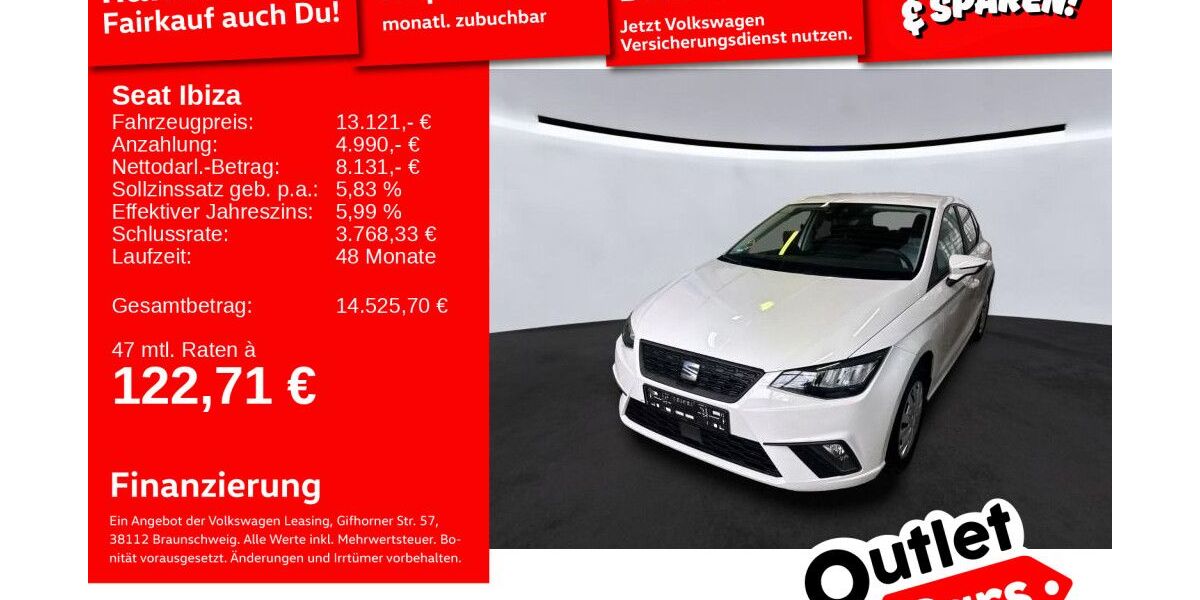 Seat Ibiza 65.858 km 12.990 &euro; Weinheim 69469
