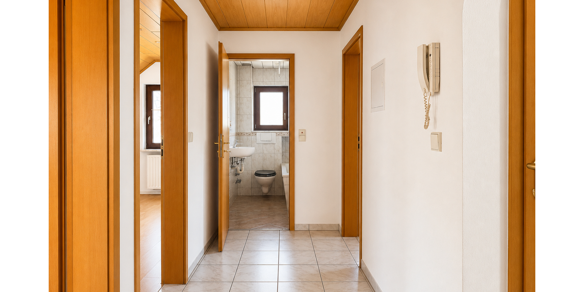 Etagenwohnung Mannheim Almenhof - 3 Zimmer, 60 m&sup2;, 520&euro; | Angebot:27133854