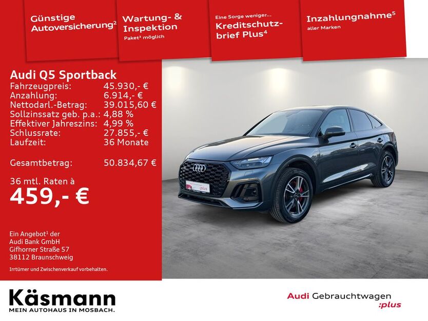 Audi Q5 28.560 km 44.950 € Mosbach 74821