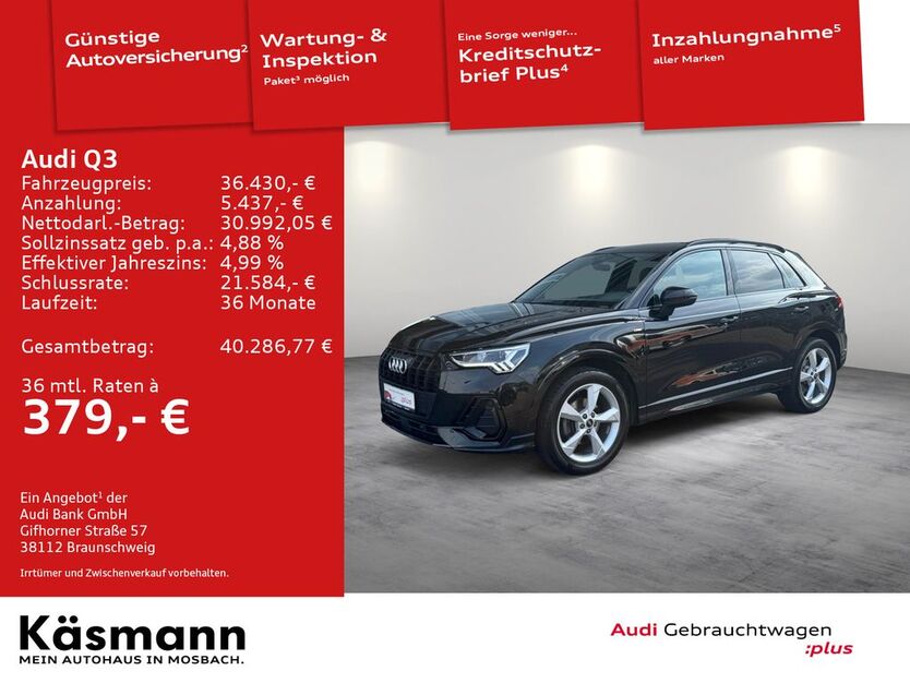Audi Q3 41.446 km 35.850 € Mosbach 74821