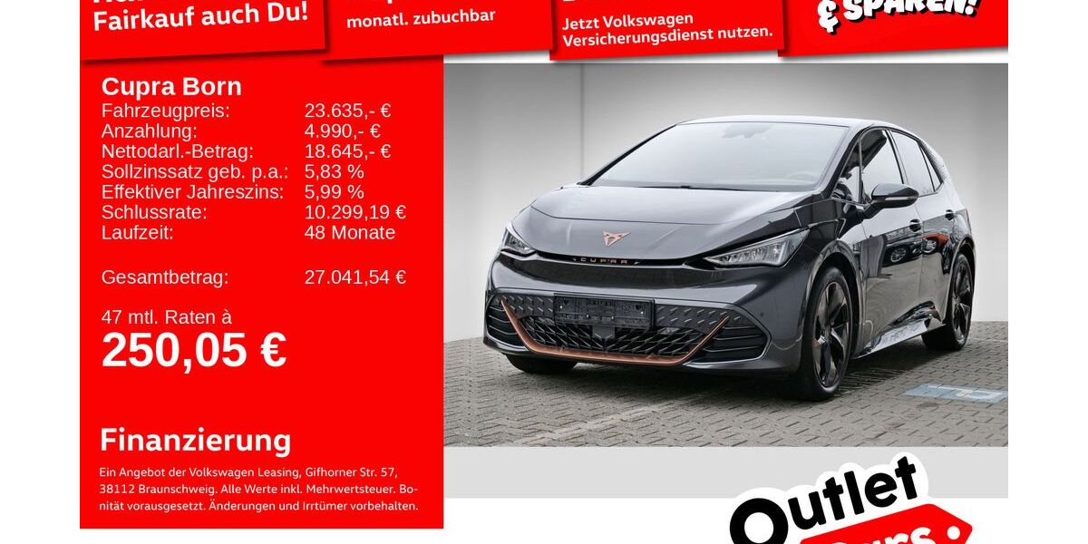 Cupra Born 34.629 km 23.399 &euro; Weinheim 69469