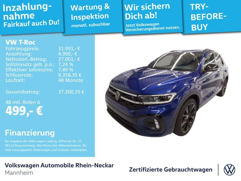 VW T-Roc 15.294 km 30.992 € Mannheim 68309