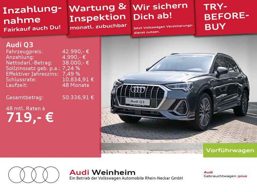 Audi Q3 9.900 km 42.990 € Weinheim 69469