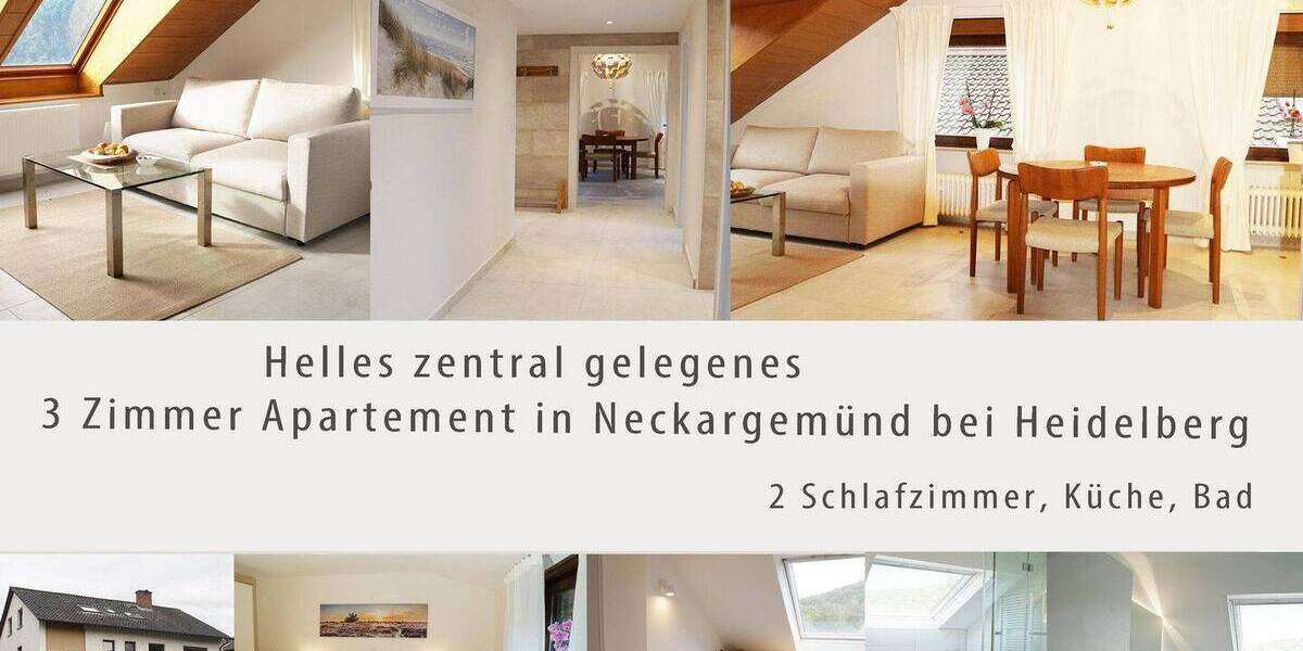 Etagenwohnung Neckargemünd Kleingemünd - 3 Zimmer, 96 m&sup2;, 990&euro; | Angebot:26385746