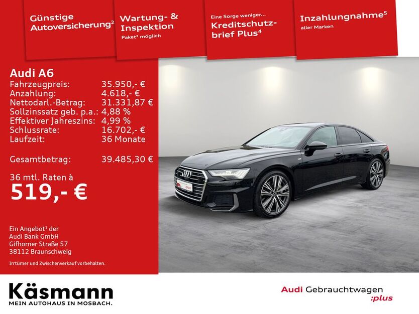 Audi A6 76.512 km 34.860 € Mosbach 74821