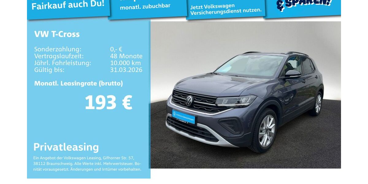 VW T-Cross 21.119 km 19.992 &euro; Mannheim 68309