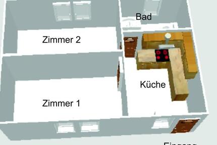 Wohnung Rimbach - 1 Zimmer, 45 m&sup2;, 490&euro; | Angebot:25933547