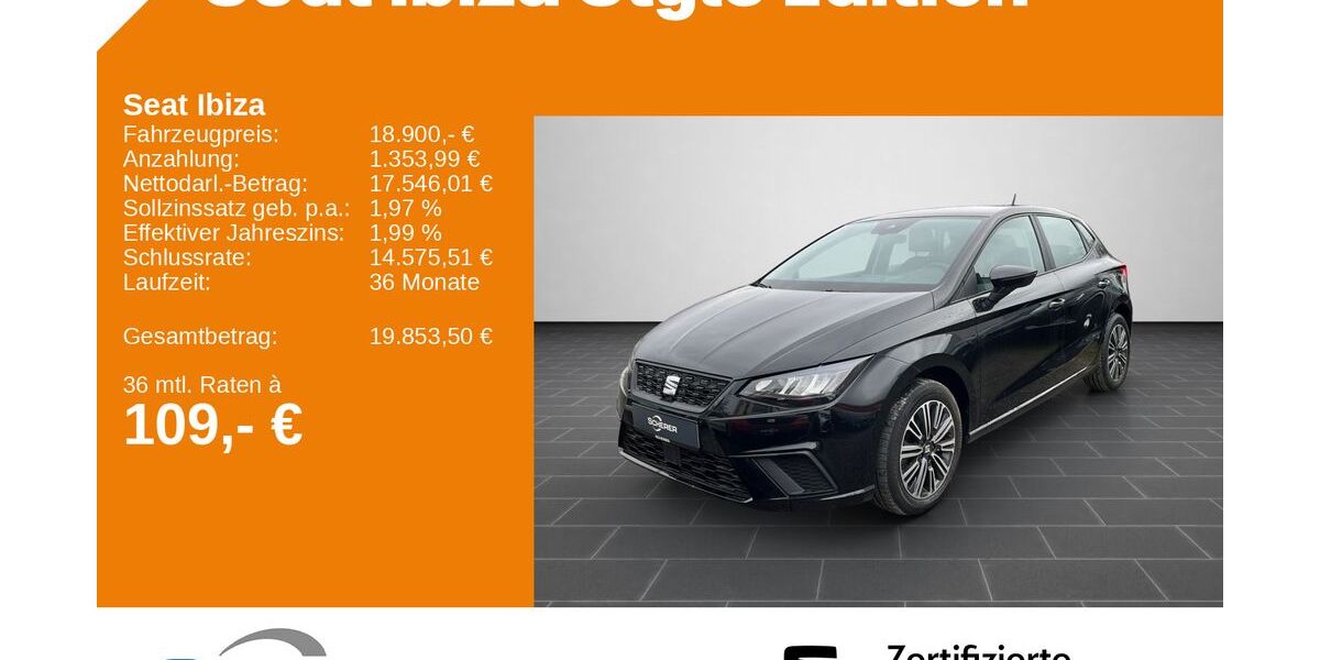 Seat Ibiza 17.700 km 16.490 &euro; Heidelberg 69123