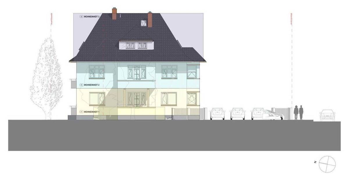 Etagenwohnung Heidelberg/Weststadt Weststadt - 3 Zimmer, 78 m&sup2;, 330.000&euro; | Angebot:26017612