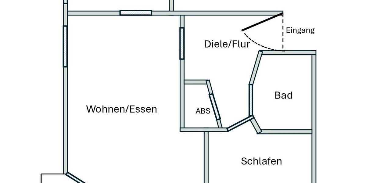 Etagenwohnung Wiesloch - 2 Zimmer, 68 m&sup2;, 800&euro; | Angebot:25566315