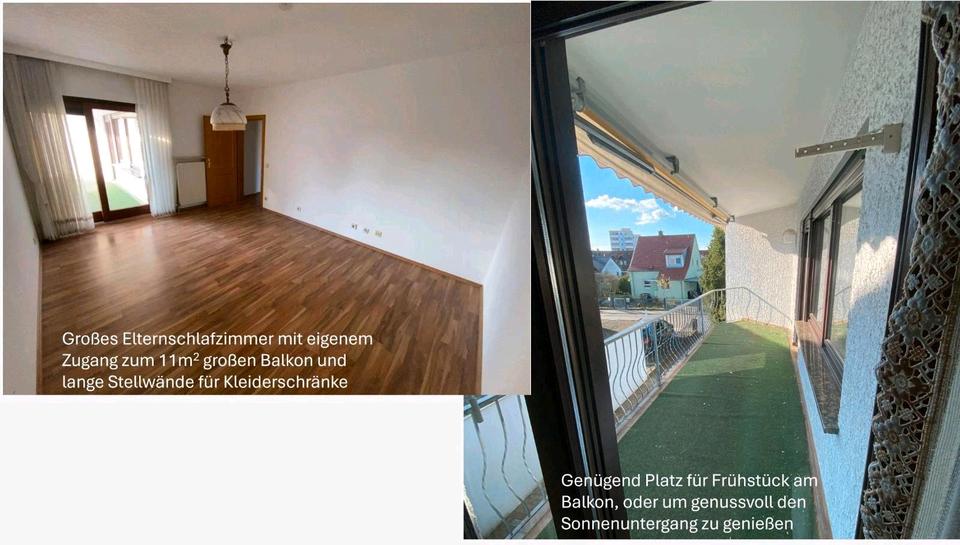 Etagenwohnung Lampertheim - 5 Zimmer, 131 m&sup2;, 1.700&euro; | Angebot:26549043