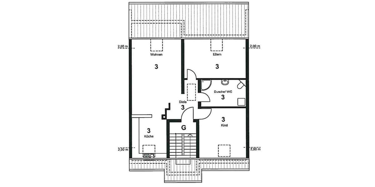 Helle 3ZKB DG Wohnung in Philippsburg 3 zimmer