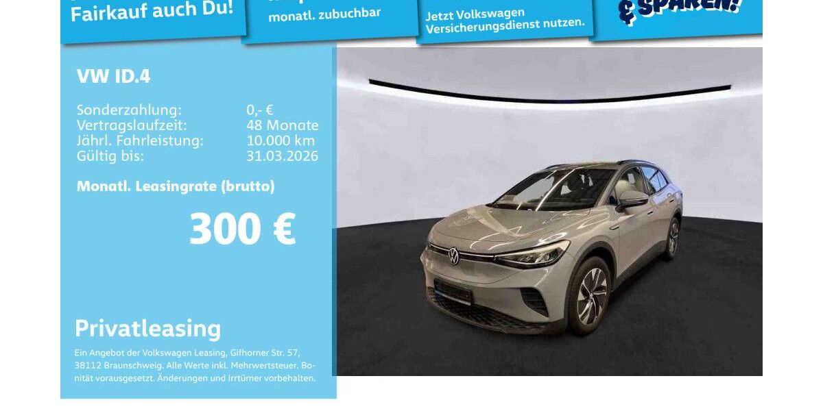 VW ID.4 38.236 km 22.192 &euro; Mannheim 68309