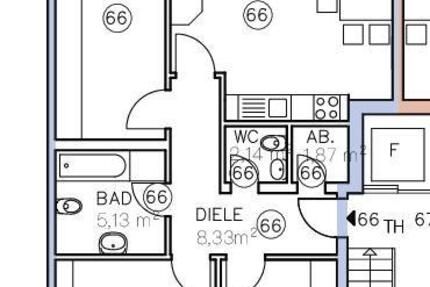 Wohnung Ludwigshafen am Rhein Ludwigshafen-Oggersheim - 4 Zimmer, 99 m&sup2;, 1.336&euro; | Angebot:26365138