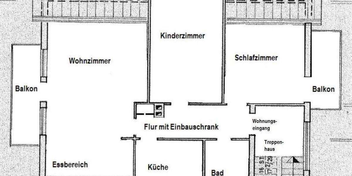 TOP vermietete 3-Zimmer-Wohnung in bester, zentraler Lage von Walldorf 3 zimmer
