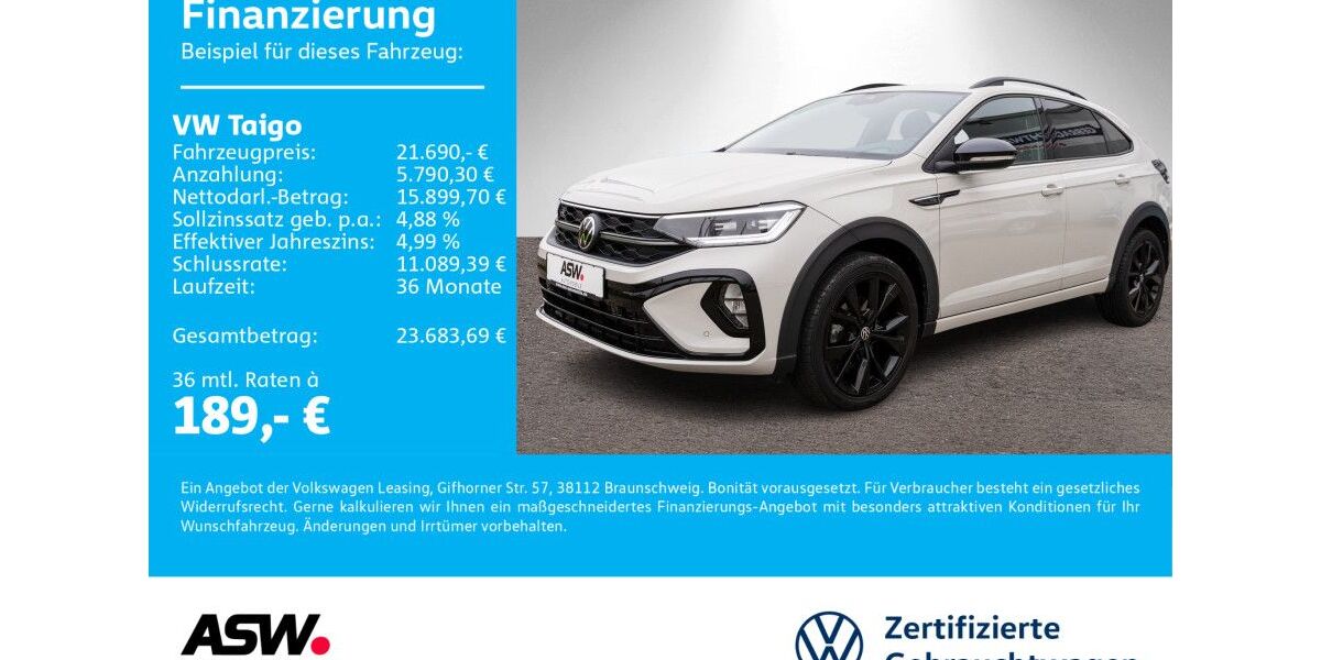 VW Taigo 28.900 km 21.690 &euro; Sinsheim 74889