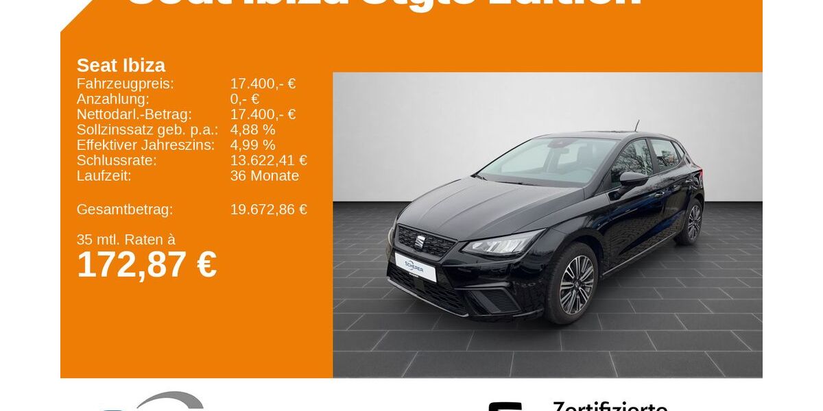 Seat Ibiza 14.415 km 17.400 &euro; Ludwigshafen 67063