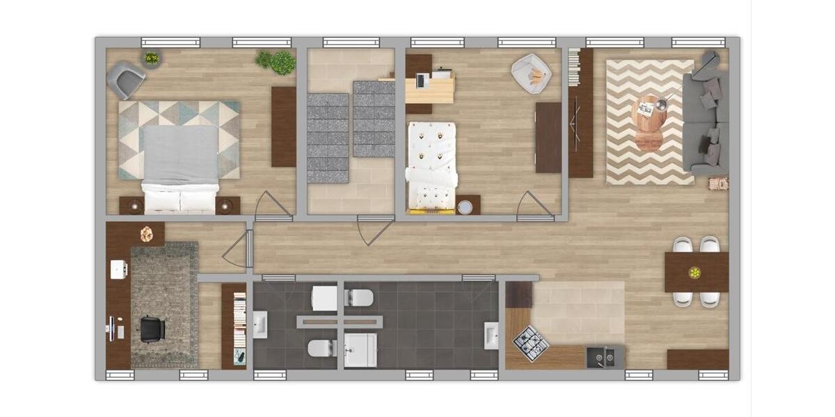 Traumhafte 4-Zimmer-Wohnung mit Gäste-WC und Stellplatz zum Erstbezug in Ludwigshafen 4 zimmer