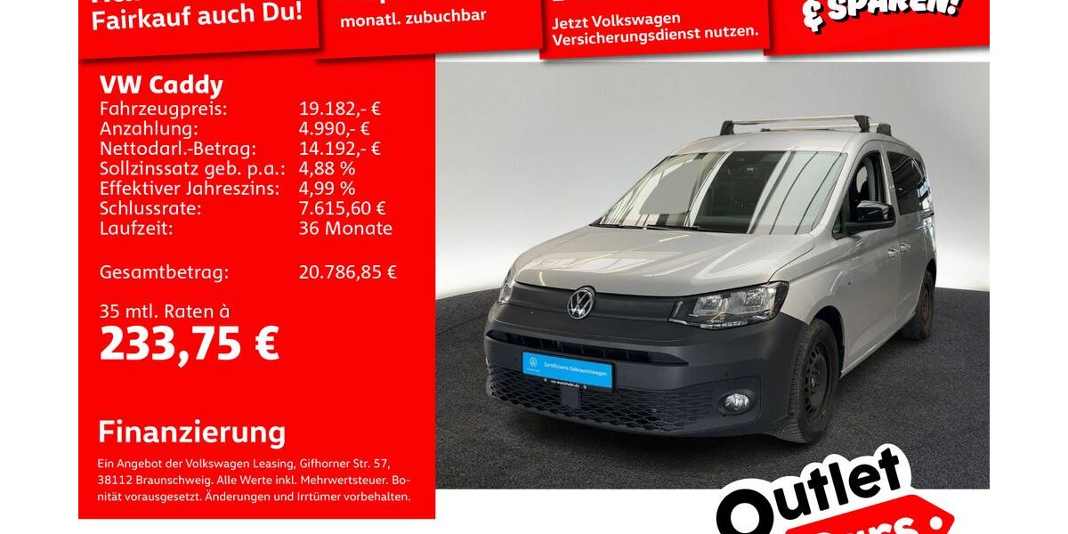 VW Caddy 116.371 km 18.990 &euro; Mannheim 68309