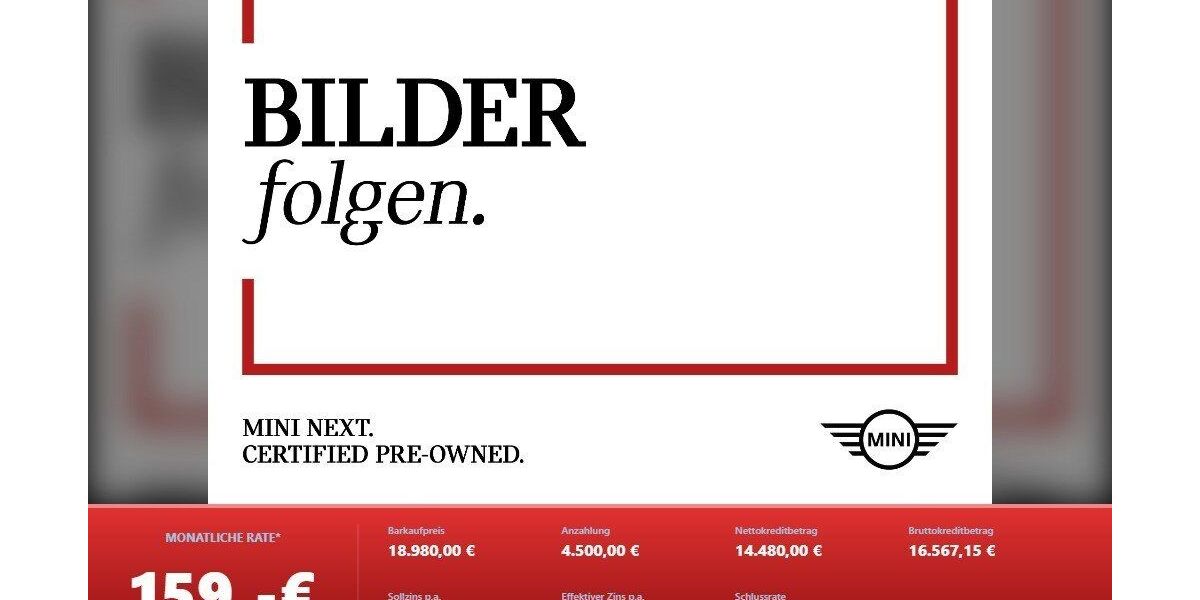 Mini Cooper 69.860 km 18.980 &euro; Speyer 67346