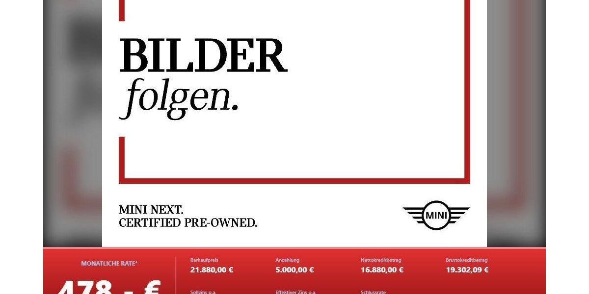 Mini Cooper 27.468 km 21.880 &euro; Speyer 67346