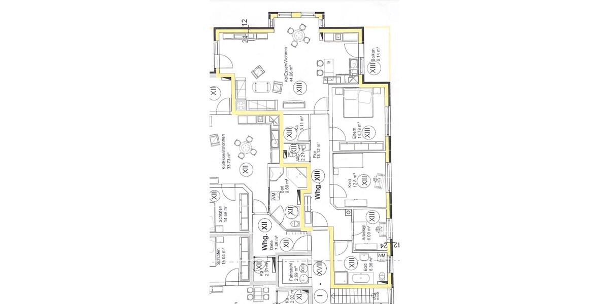 Etagenwohnung Schifferstadt - 4 Zimmer, 112 m&sup2;, 1.550&euro; | Angebot:26374346