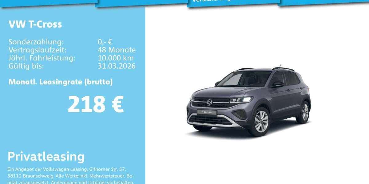 VW T-Cross 21.119 km 20.991 &euro; Mannheim 68309