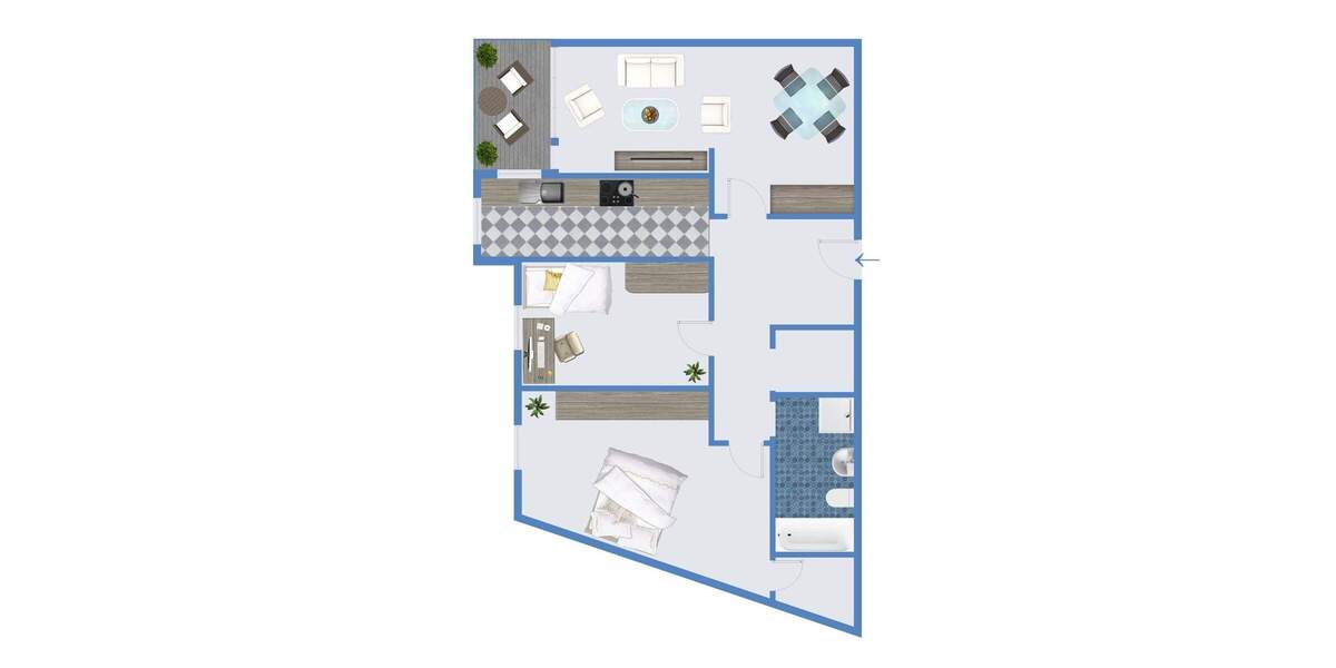 Etagenwohnung Frankenthal (Pfalz) Frankenthal - 3 Zimmer, 86 m&sup2;, 699&euro; | Angebot:26346455