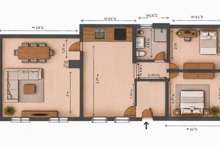 Wohnung Mutterstadt - 4 Zimmer, 90 m&sup2;, 199.000&euro; | Angebot:26614503