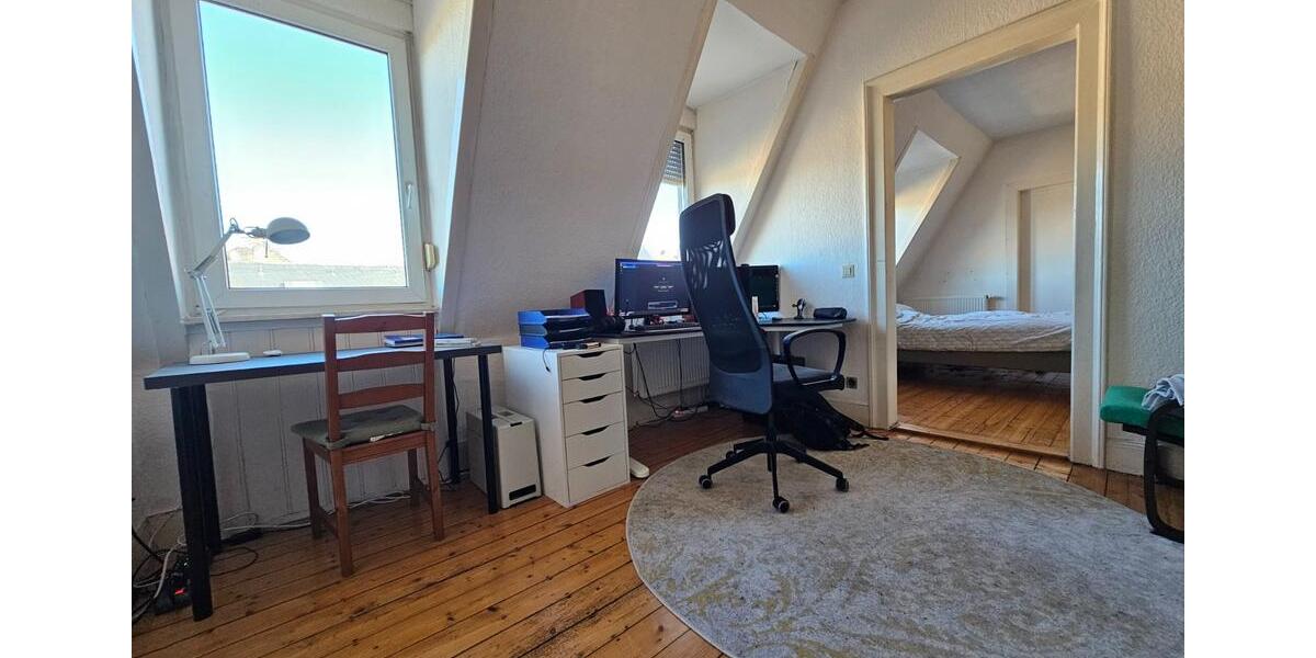 Dachgeschoßwohnung Mannheim Neckarstadt-Ost - 3 Zimmer, 74 m&sup2;, 975&euro; | Angebot:25052574