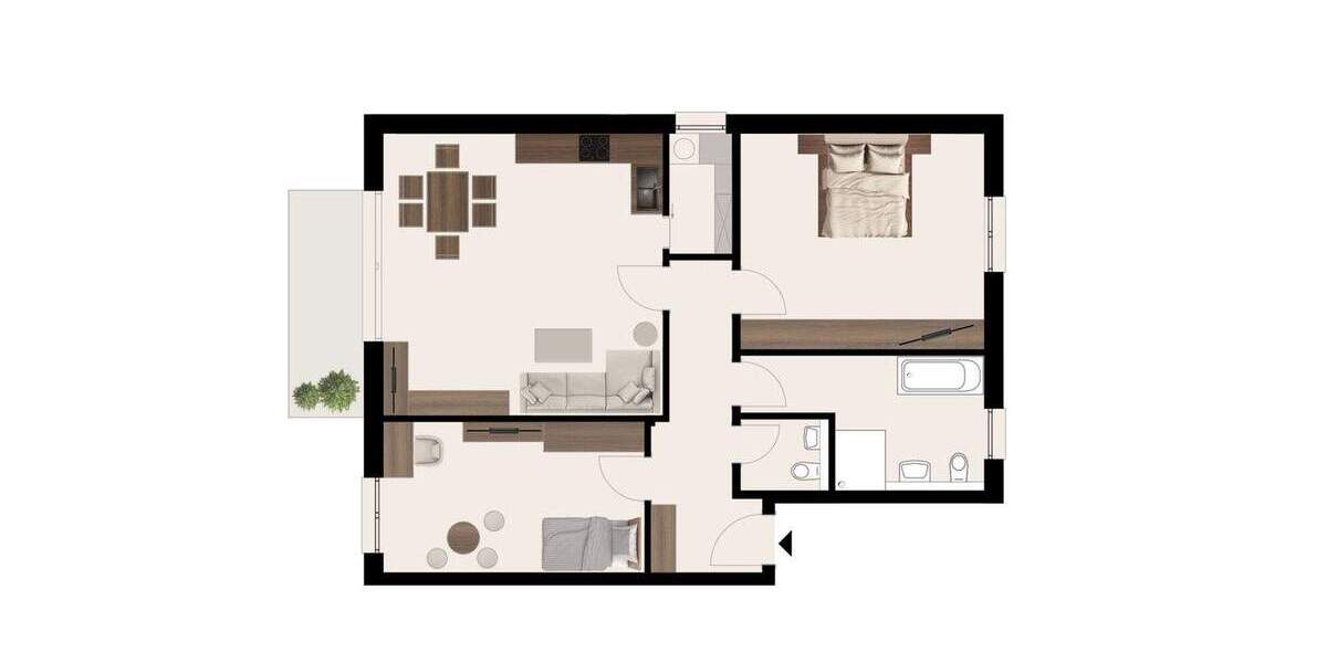 Etagenwohnung Mannheim Seckenheim - 3 Zimmer, 96 m&sup2;, 509.000&euro; | Angebot:26891699