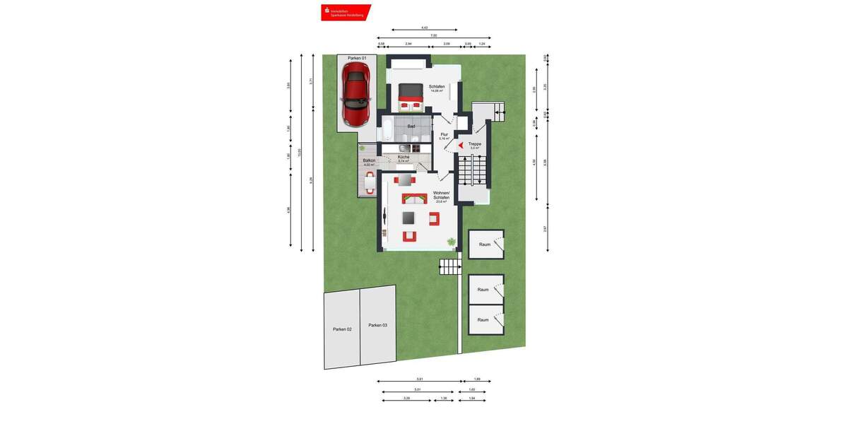 Mehrfamilienhaus, Wohnhaus Wiesloch - 7 Zimmer, 208 m&sup2;, 650.000&euro; | Angebot:25798636