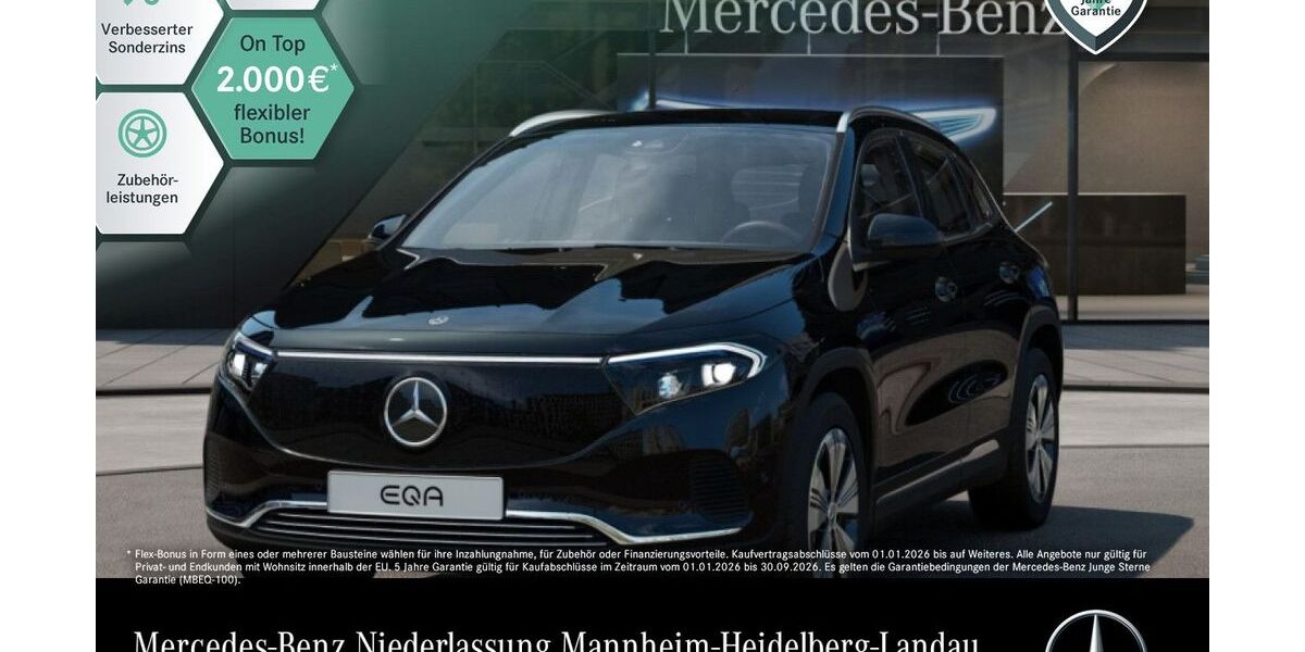Mercedes-Benz EQA 8.350 km 36.490 &euro; Mannheim 68165