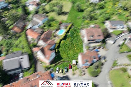 457qm Baugrundstück, 3 Vollgeschosse + DG möglich, Garten in Hanglage mit herrlicher Aussicht