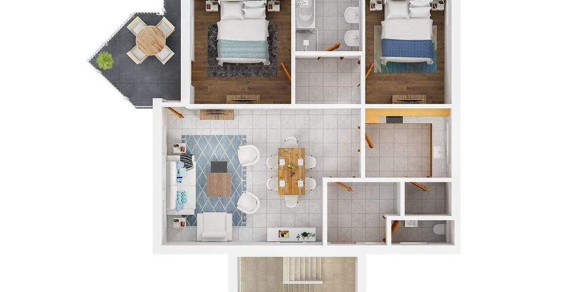 Etagenwohnung Sinsheim Dühren - 3 Zimmer, 93 m&sup2;, 279.000&euro; | Angebot:25339627