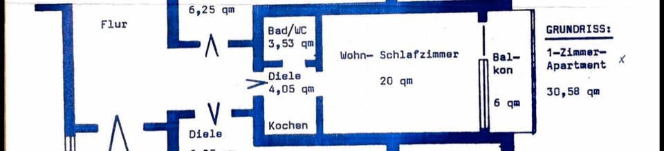 Etagenwohnung Nußloch - 1 Zimmer, 30 m&sup2;, 125.000&euro; | Angebot:25394731
