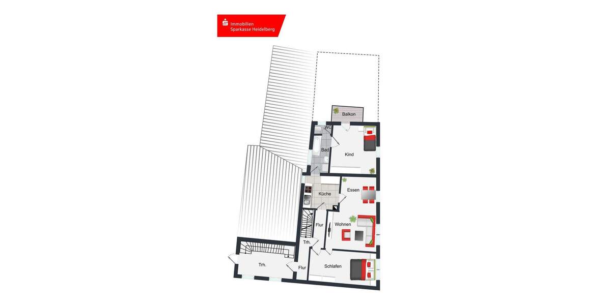 Etagenwohnung Ketsch - 3 Zimmer, 92 m&sup2;, 275.000&euro; | Angebot:25467612