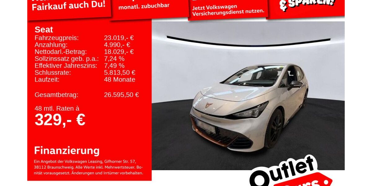 Cupra Born 49.645 km 22.789 &euro; Weinheim 69469