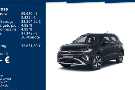 VW T-Cross 5.900 km 29.630 € Mosbach 74821