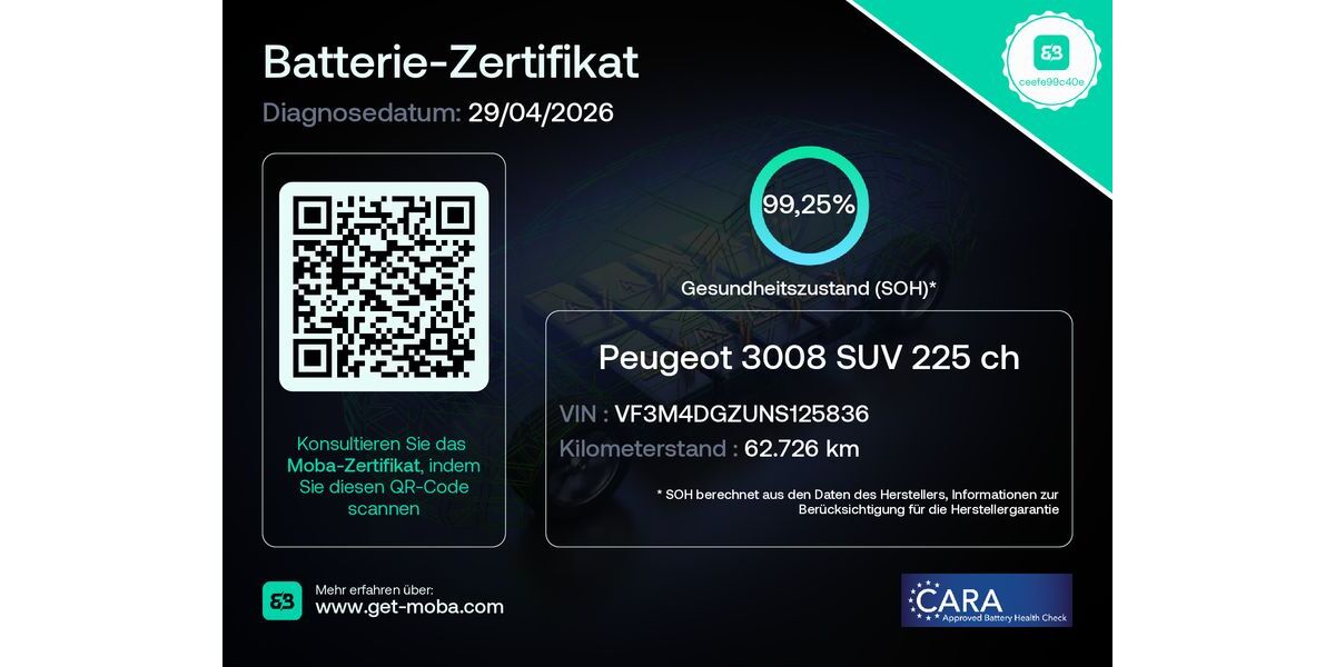 Peugeot 3008 62.681 km 20.970 &euro; Mannheim 68309