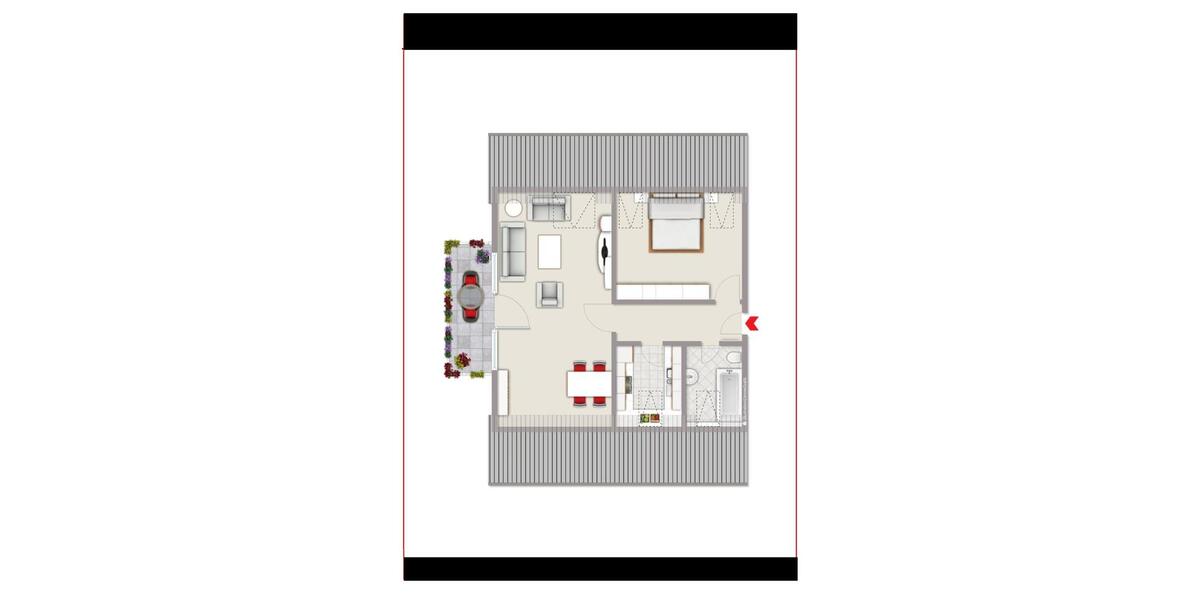 Dachgeschoßwohnung Fürth - 2 Zimmer, 61 m&sup2;, 210.000&euro; | Angebot:24649640