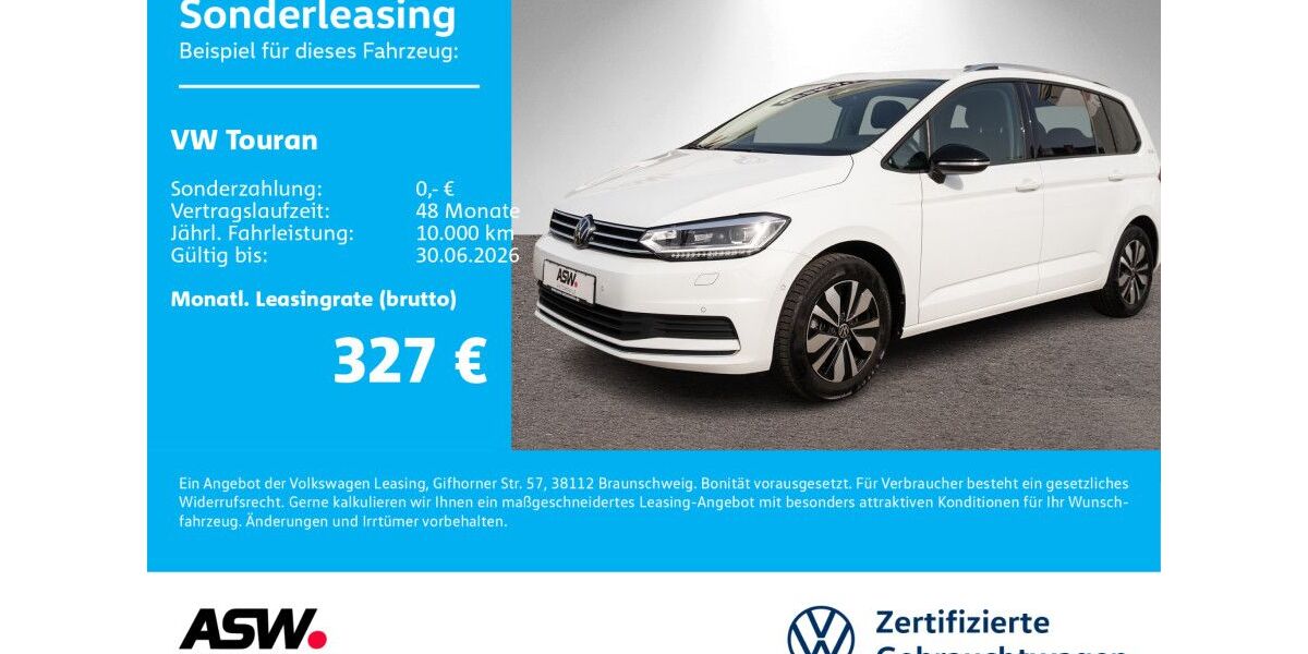 VW Touran 25.300 km 33.830 &euro; Sinsheim 74889