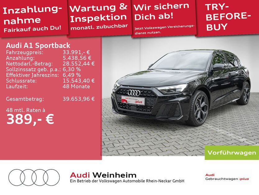 Audi A1 9.900 km 31.999 € Weinheim 69469