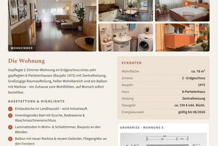 Wohnung Schwetzingen - 2 Zimmer, 78 m&sup2;, 259.000&euro; | Angebot:26992361