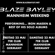 Blaze Bayley - European Tour 2026 22.05.2026 7er Club Mannheim