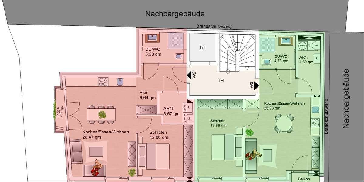 Wohnung zum Kaufen in Heidelberg 650.000 € 50 m² 2 zimmer